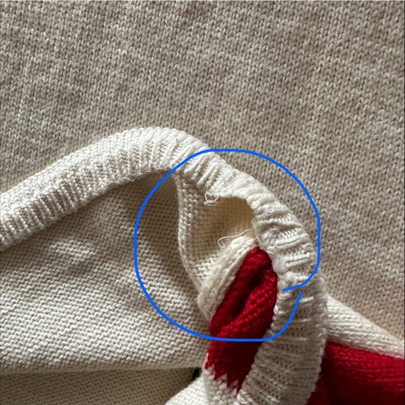 Dale of Norway Cream and Red Sweater - Picture 12 of 16